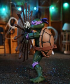 Tartarughe Ninja (cartoon) Action Figura Ultimate Donatello Vhs 18 Cm Neca