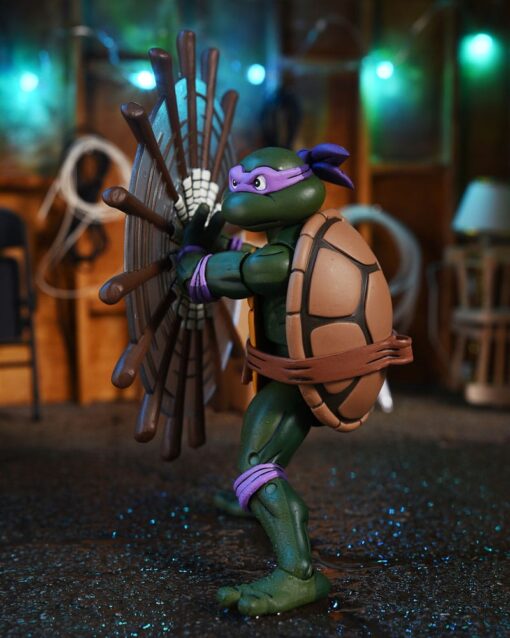 Tartarughe Ninja (cartoon) Action Figura Ultimate Donatello Vhs 18 Cm Neca