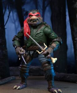 Universal Monsters X Tartarughe Ninja Action Figura Ultimate Raphael As The Wolfman 18 Cm Neca