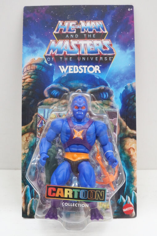 Masters Of The Universe Origins Action Figura Cartoon Collection: Webstor 14 Cm Mattel (Spedito in 24 ore)