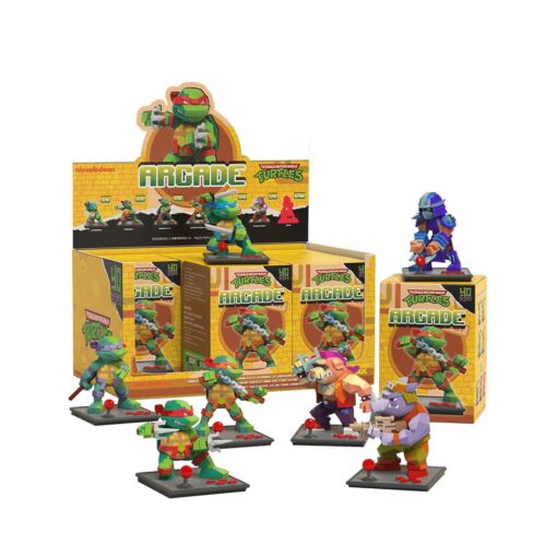 Arcade: Tartarughe Ninja 4 Inch Vinile Figura Blind Box Display (6) Mighty Jaxx