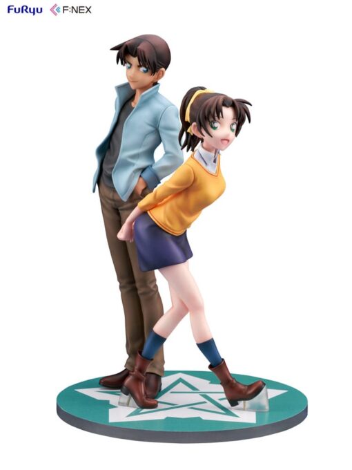 Case Closed F:nex Pvc Statua 1/7 Heiji Hattori & Kazuha Toyama 26 Cm Furyu