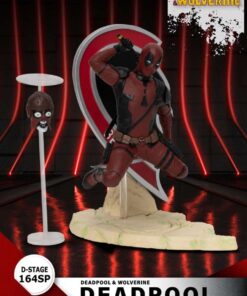 D-STAGE DEADPOOL/WOLVE DEADPOOL + HEAD Statua Beast Kingdom
