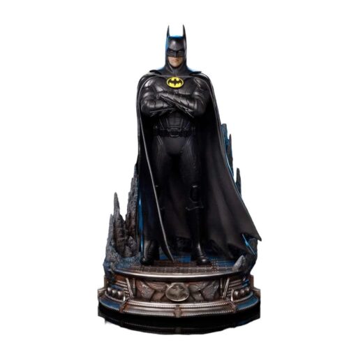 Dc Comics The Flash Movie Statua Scala 1/10 Batman 23 Cm Iron Studios Scatola Rovinata