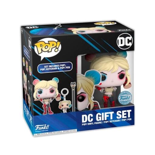 Dc Pop! Regalo Set Harley Quinn 2024 Esclusiva Funko