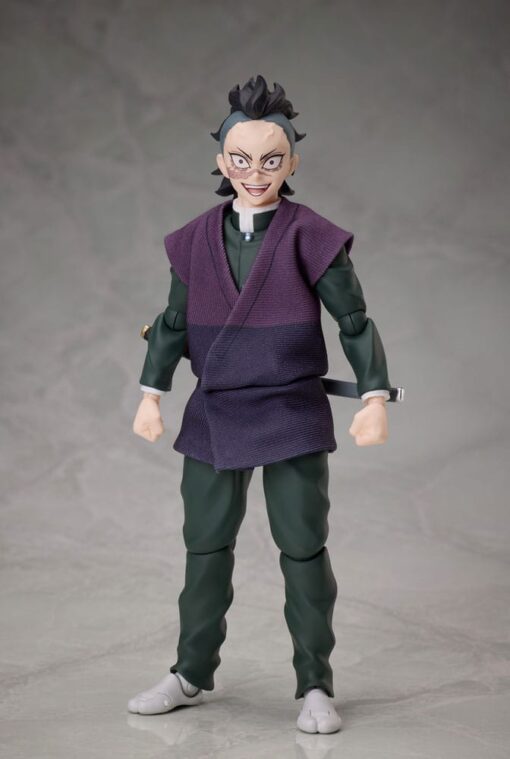 Demon Slayer: Kimetsu No Yaiba Buzzmod Action Figura 1/12 Genya Shinazugawa 15 Cm Aniplex