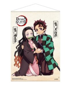 Demon Slayer: Kimetsu No Yaiba Wallscroll Tanjiro & Nezuko Kamado 50 X 70 Cm POPbuddies