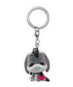 Disney 2022 Pop! Portachiavi in Vinile 4 Cm Eeyore Flocked Display (12) Funko