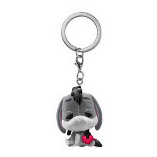 Disney 2022 Pop! Portachiavi in Vinile 4 Cm Eeyore Flocked Display (12) Funko