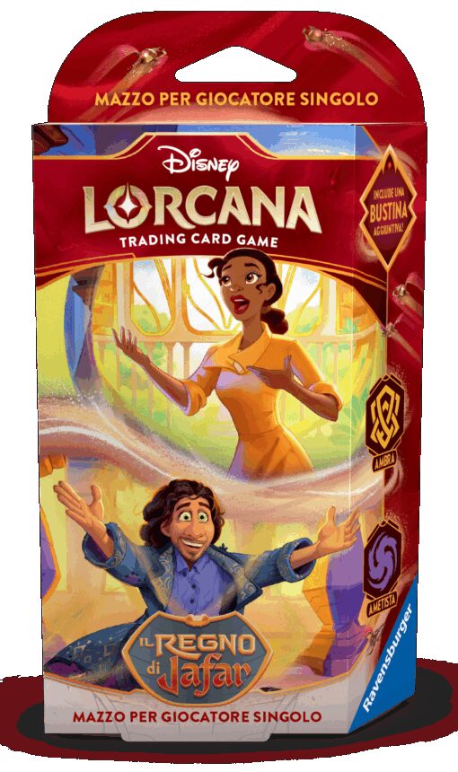 Disney Lorcana Il Regno di Jafar Starter Deck Ambra/Ametista (ITA) Ravensburger