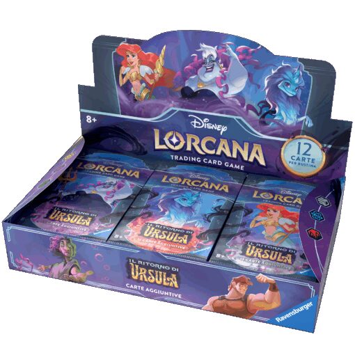 Disney Lorcana Il Ritorno di Ursula Booster Box 24 Buste (ITA) Ravensburger