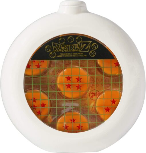 Dragon Ball Set di 7 Sfere del Drago Scatola a forma di Radar 20 Cm AbyStyle
