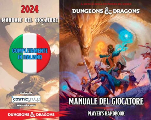 Dungeons & Dragons RPG Player's Handbook 2024 Italian Wizards of the Coast