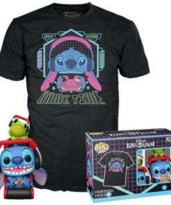 FUNKO TEE+POP DISNEY STITCH GAMER W/FROG XL DISNEY STITCH - FUNKO
