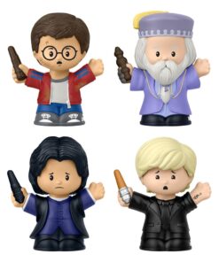 Harry Potter E The Half-blood Prince Fisher-price Little People Da Collezionemini Figures 4-pack 7 Cm Mattel
