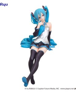 Hatsune Miku Noodle Stopper Pvc Statua Kuroboshi Kouhaku Ver. (re-run) 14 Cm Furyu