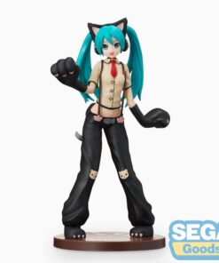Hatsune Miku Project Diva Arcade Future Tone Spm Pvc Statua Hatsune Miku Kitty Cat 23 Cm Sega