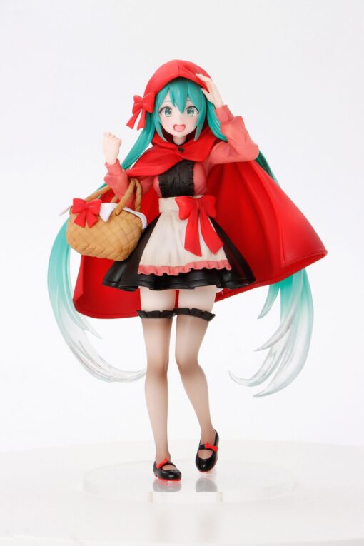 Hatsune Miku Wonderland Pvc Statua Little Red Riding Hood 18 Cm Taito Prize