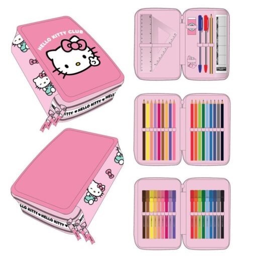 Hello Kitty Astuccio Triplo Cerdà
