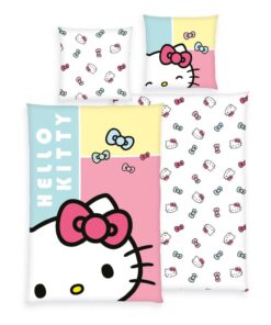 Hello Kitty Duvet Set Hello Kitty Bow 135 X 200 Cm / 80 X 80 Cm Herding
