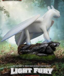 HOW TRAIN DRAGON 3 LIGHT FURY MASTER CRA Statua Beast Kingdom
