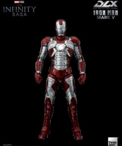 Infinity Saga Dlx Action Figura 1/12 Iron Man Mark 5 17 Cm Threezero