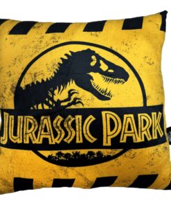 Jurassic Park Cuscino Caution Logo 45 Cm Sd Toys