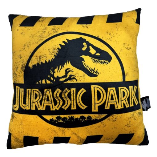 Jurassic Park Cuscino Caution Logo 45 Cm Sd Toys