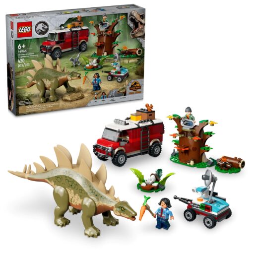 LEGO JURASSIC WORLD 76965 - MISSIONE DINOSAURO: SCOPERTA DELLO STEGOSAURO