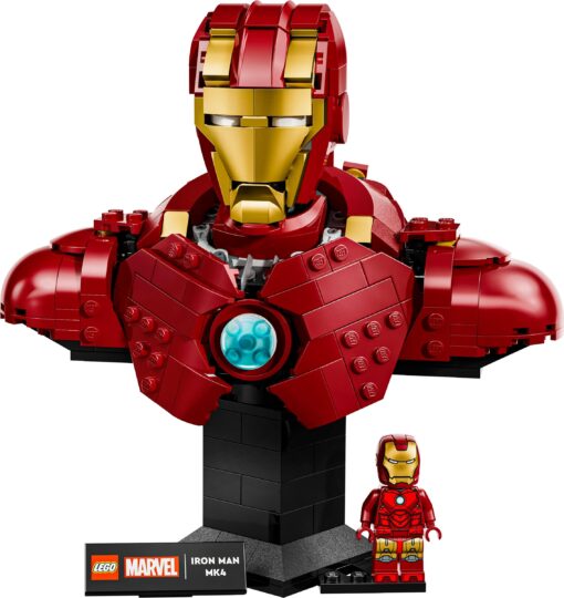 LEGO MARVEL SUPER HEROES 76327 - BUSTO DI IRON MAN MK4