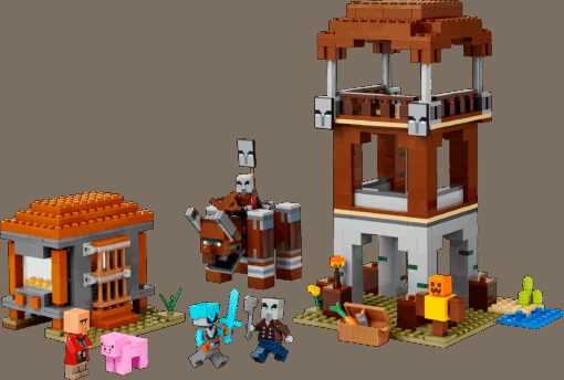 LEGO MINECRAFT 21278 - L’AVAMPOSTO DEL SACCHEGGIATORE E PREDONE