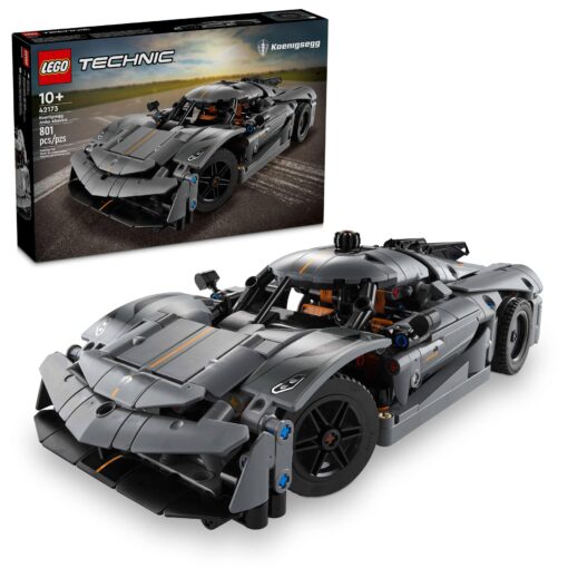 LEGO TECHNIC 42173 - Hypercar Koenigsegg Jesko Absolut grigia