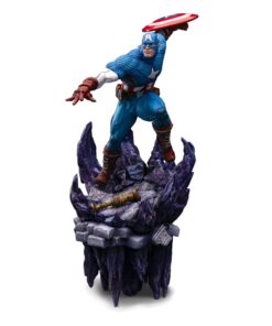 Marvel Deluxe Bds Art Scale Statua 1/10 Captain America 34 Cm Iron Studios