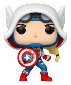 Marvel Pop! Vinile Figura Cap-gwen 9 Cm Funko