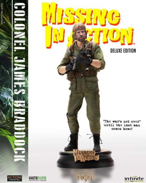 Missing In Action Colonel James Braddock Action Figure 1/6 Deluxe Infinite Statue