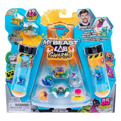 Mr. Beast Lab Swarms Mini Figures 12-pack Mega Lab 1 3 Cm  Moose Toys