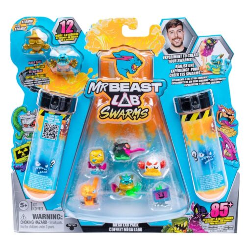 Mr. Beast Lab Swarms Mini Figures 12-pack Mega Lab 3 3 Cm  Moose Toys