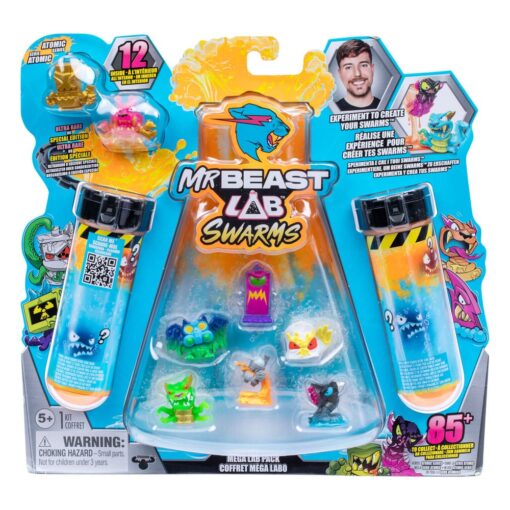 Mr. Beast Lab Swarms Mini Figures 12-pack Mega Lab 4 3 Cm  Moose Toys