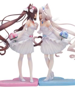 Nekopara Pvc Statua 1/7 Nekopara Chocola & Vanilla Dream Of Eden Ver. 23 Cm Apex