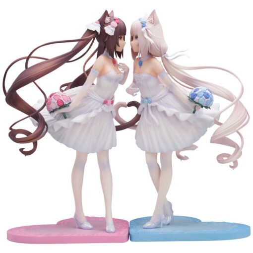 Nekopara Pvc Statua 1/7 Nekopara Chocola & Vanilla Dream Of Eden Ver. 23 Cm Apex