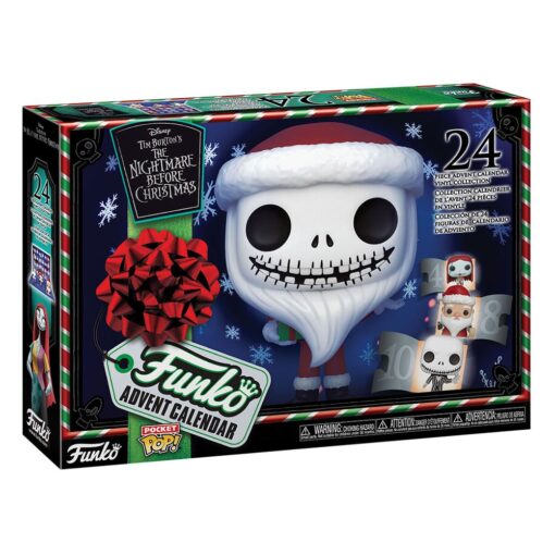 Nightmare Before Christmas Pocket Funko Pop Vinile Figura 4cm Calendario Dell'avvento