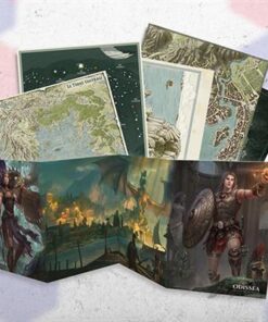 Odissea Dei Signori Dei Draghi Gioco Da Tavolo Set Mappe E Schermo GM Modiphius