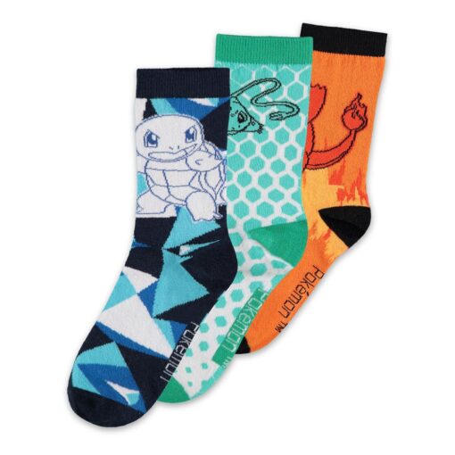 Pokemon Calzini 3-pack Crew 39-42 Difuzed