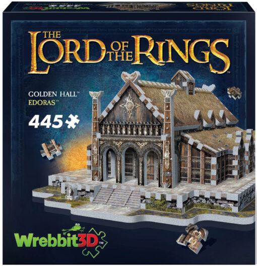 PUZZLE 3D 445PZ IL SIGNORE DEGLI ANELLI GOLDEN HALL EDORAS IL SIGNORE DEGLI ANELLI - GIOCHI DA TAVOLO/SOCIETA'