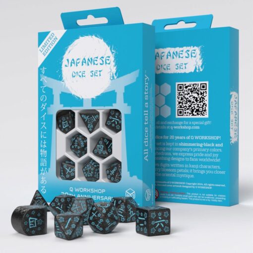 Q-workshop 20th Anniversary Dice Set Japanese Edizione Limitata (7) Q Workshop