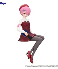 Re:zero Starting Life In Another World Noodle Stopper Pvc Statua Ram Book Girl Ver. 14 Cm Furyu