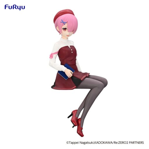 Re:zero Starting Life In Another World Noodle Stopper Pvc Statua Ram Book Girl Ver. 14 Cm Furyu