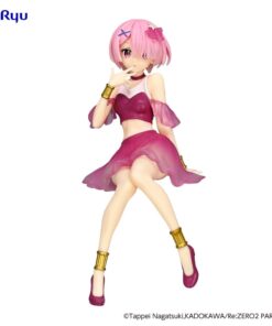 Re:zero Starting Life In Another World Noodle Stopper Pvc Statua Ram Twinkle Party Another Color Ver. 14 Cm Furyu