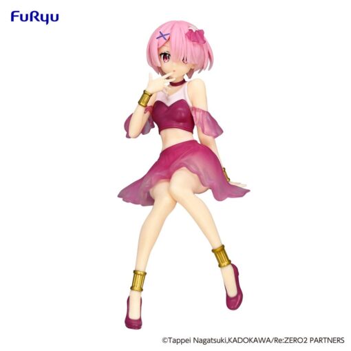 Re:zero Starting Life In Another World Noodle Stopper Pvc Statua Ram Twinkle Party Another Color Ver. 14 Cm Furyu