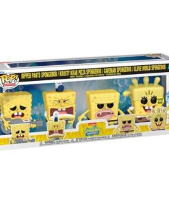 Spongebob Pop! Television Vinile Figura 4-pack (emea) 9 Cm Funko